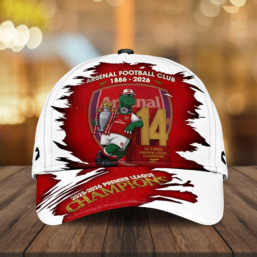 Arsenal Fc Premier League Champions 25/26 Classic Cap