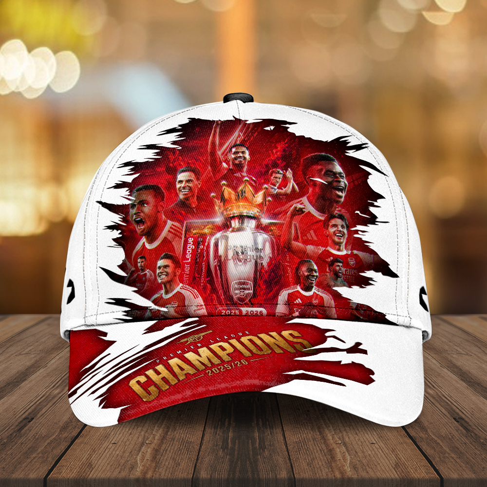 Arsenal Fc Premier League Champions 25/26 Classic Cap