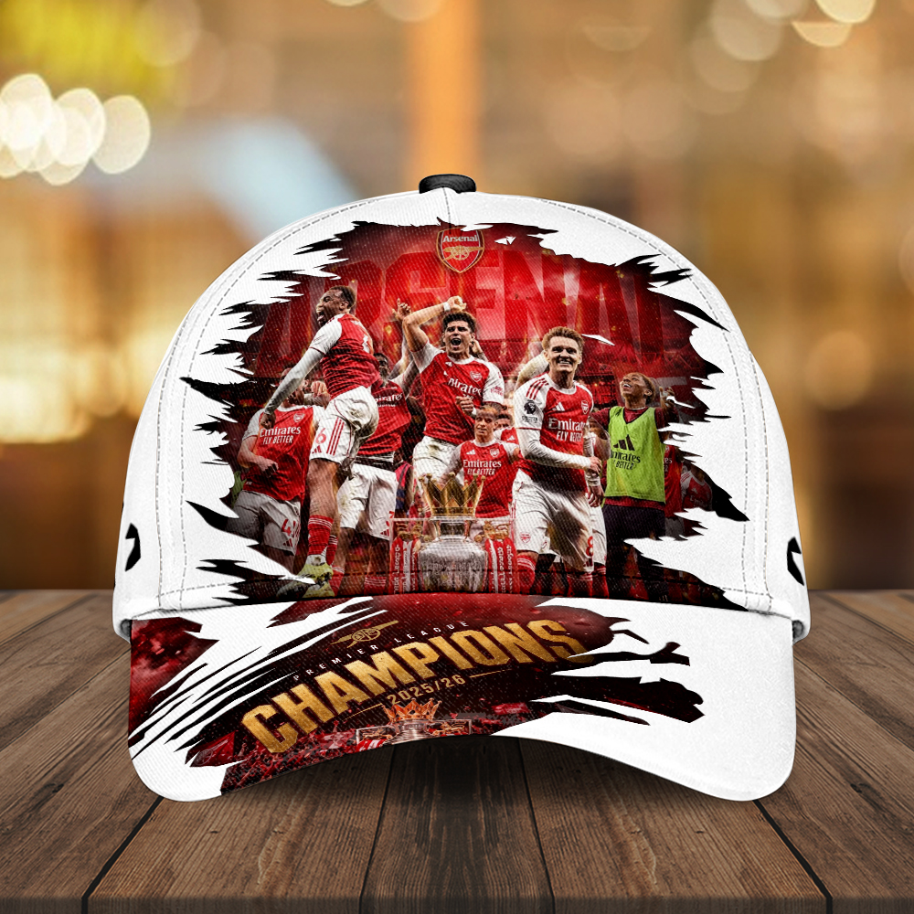 Arsenal Fc Premier League Champions 25/26 Classic Cap
