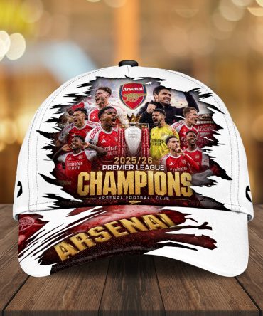Arsenal Fc Premier League Champions 25/26 Classic Cap