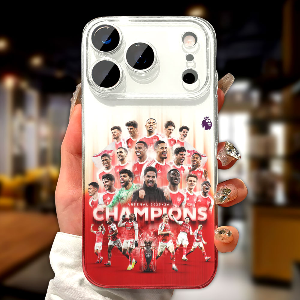 Arsenal Fc Premier League Champions 25/26 Phone Case