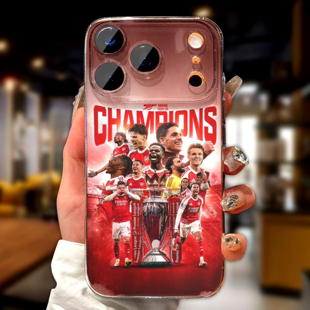 Arsenal Fc Premier League Champions 25/26 Phone Case