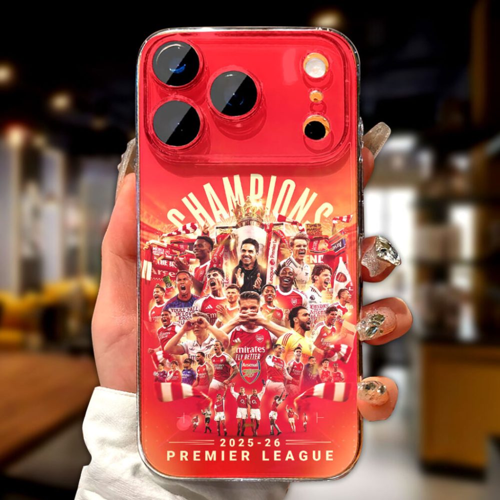 Arsenal Fc Premier League Champions 25/26 Phone Case