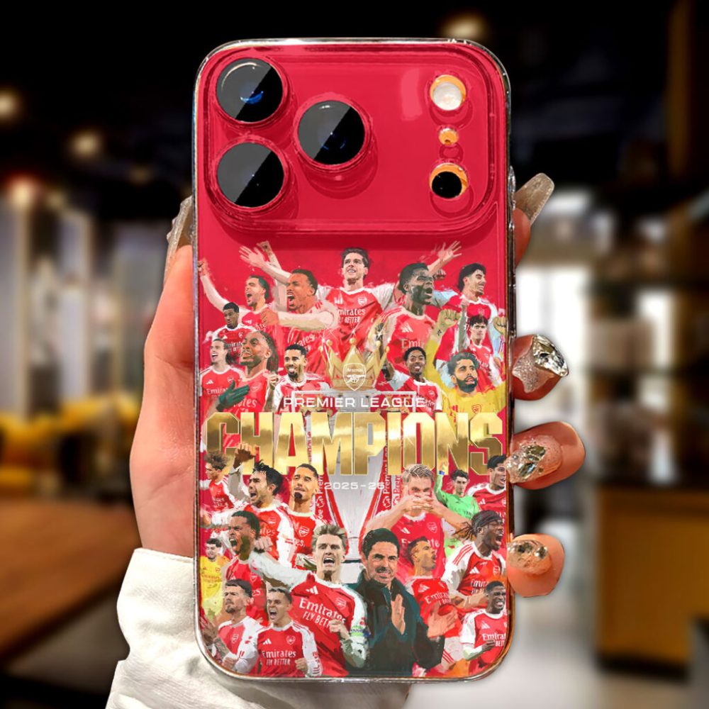 Arsenal Fc Premier League Champions 25/26 Phone Case