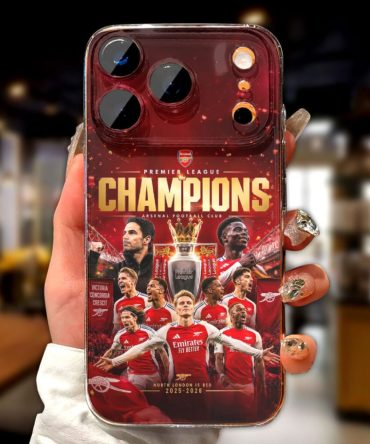 Arsenal Fc Premier League Champions 25/26 Phone Case