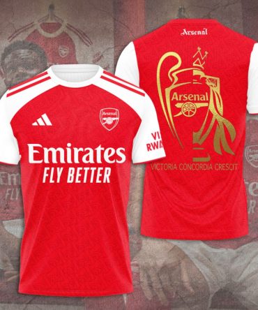 Arsenal Fc Premier League Champions 25/26 3D Shirt Hoodie Apparel