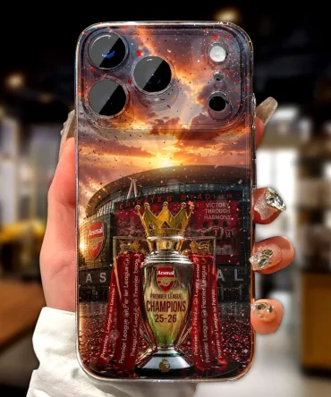 Arsenal Fc Premier League Champions 25/26 Phone Case