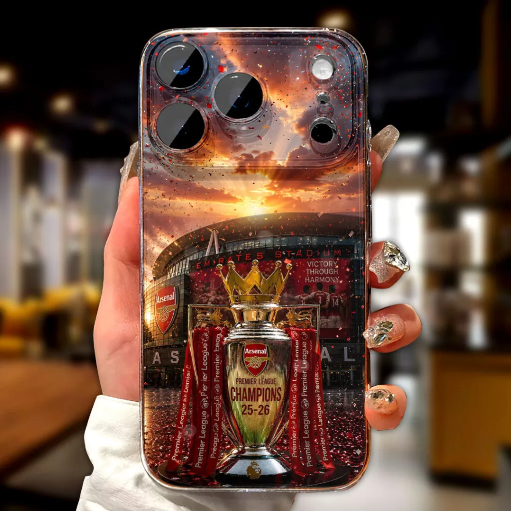 Arsenal Fc Premier League Champions 25/26 Phone Case