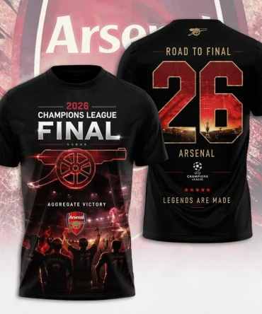Arsenal Fc Champions League Final 2026 3D Apparel