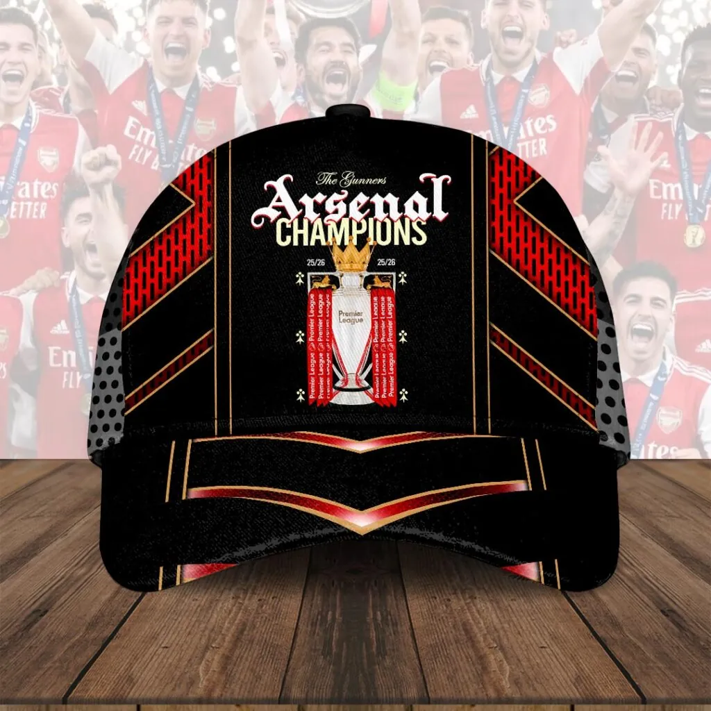 Arsenal Fc Premier League Champions 25/26 Classic Cap
