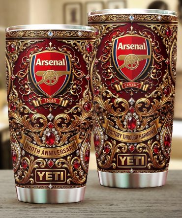 Arsenal Fc 140Th Anniversary 2026 Tumbler Cup