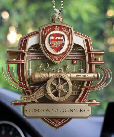 Arsenal Fc Custom Shape 2-Sided Acrylic Car Ornament