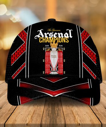 Arsenal Fc Premier League Champions 25/26 Classic Cap