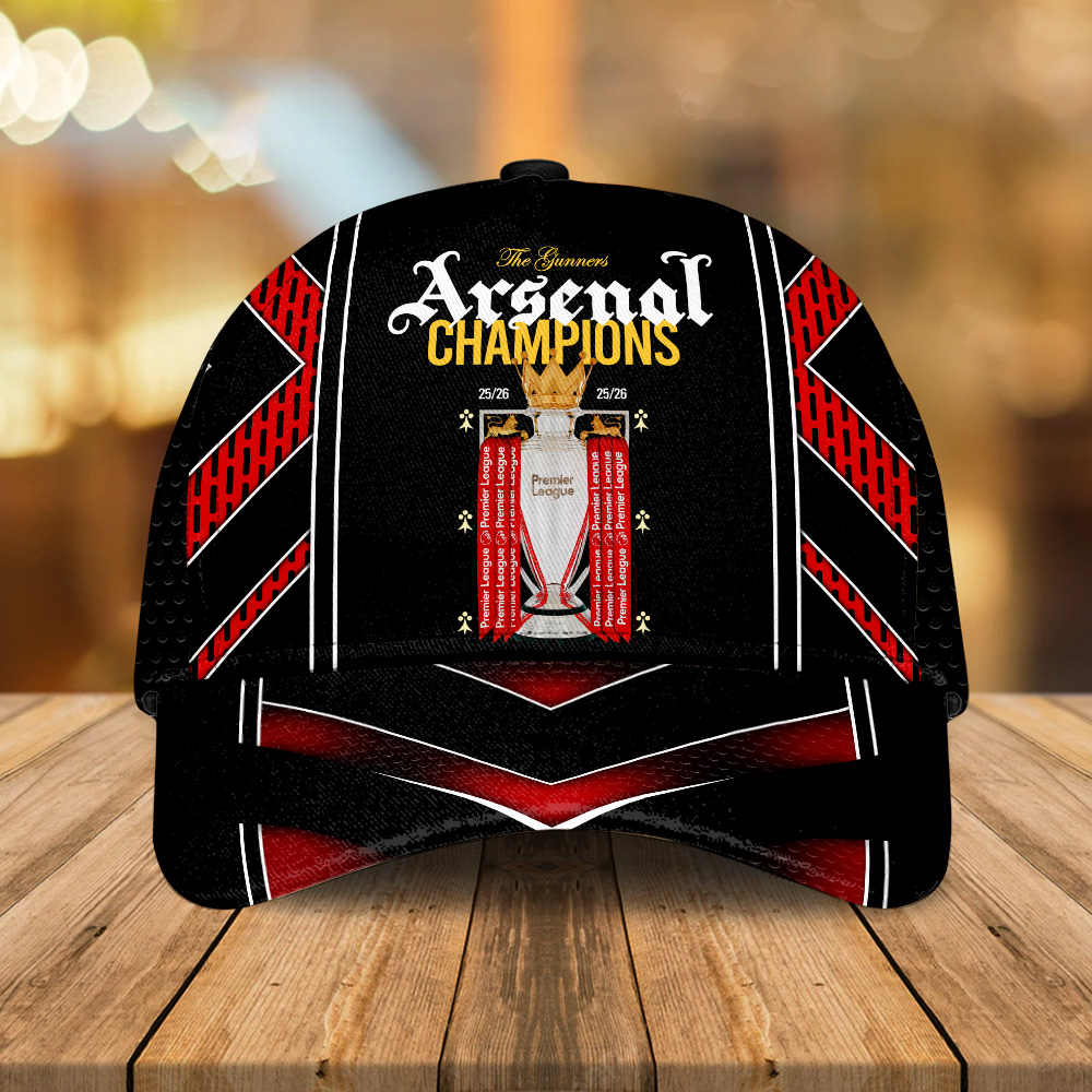 Arsenal Fc Premier League Champions 25/26 Classic Cap