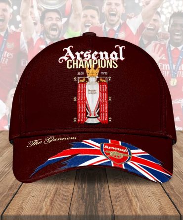 Arsenal Fc Premier League Champions 25/26 Classic Cap