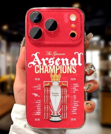 Arsenal Fc Premier League Champions 25/26 Phone Case