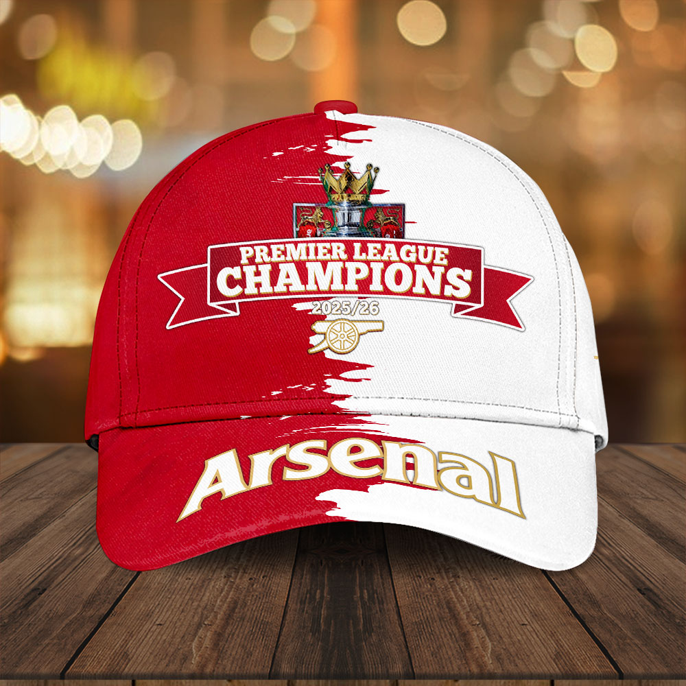 Arsenal Fc Premier League Champions 25/26 Classic Cap