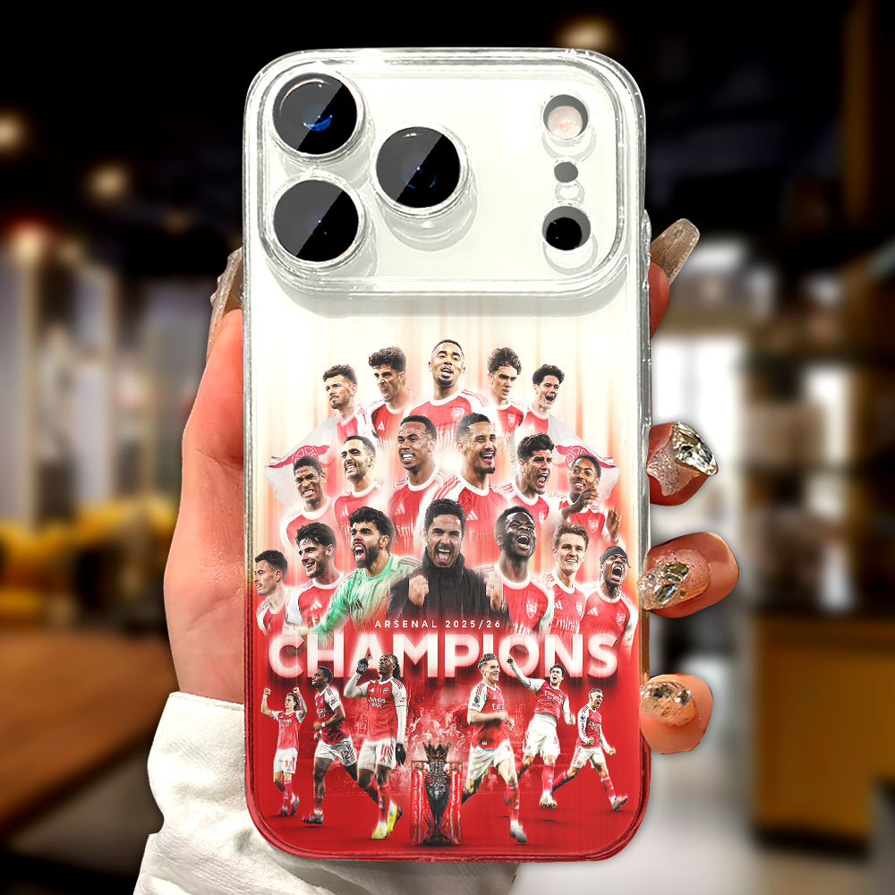 Arsenal Fc Premier League Champions 25/26 Phone Case