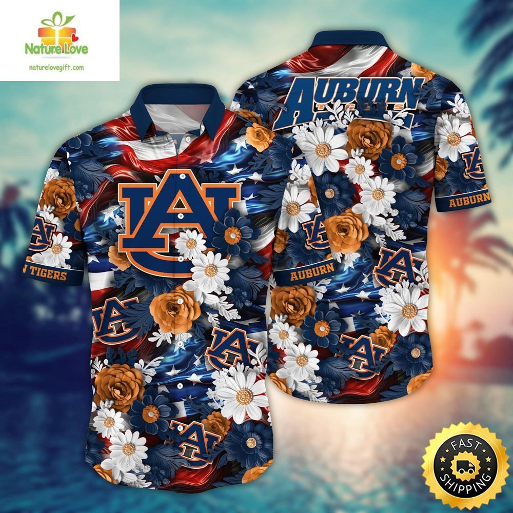 Auburn Tigers Ncaa Hawaii Shirt Independence Day