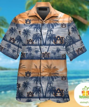 Auburn Tigers Hawaiian Shirt Aloha Button Up Short Sleeve Shirts
