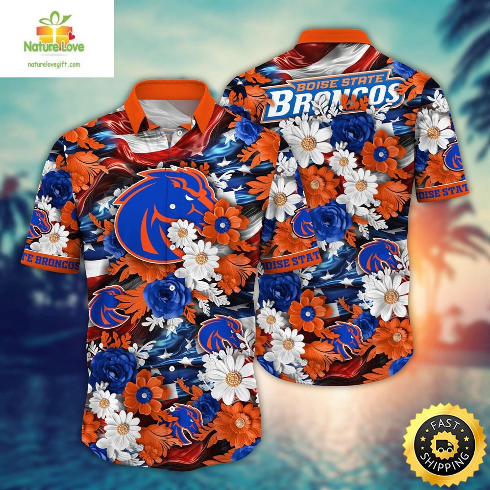 Boise State Broncos Ncaa1 Hawaii Shirt Independence Day
