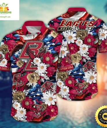 Boston College Eagles Ncaa3 Hawaii Shirt Independence Day