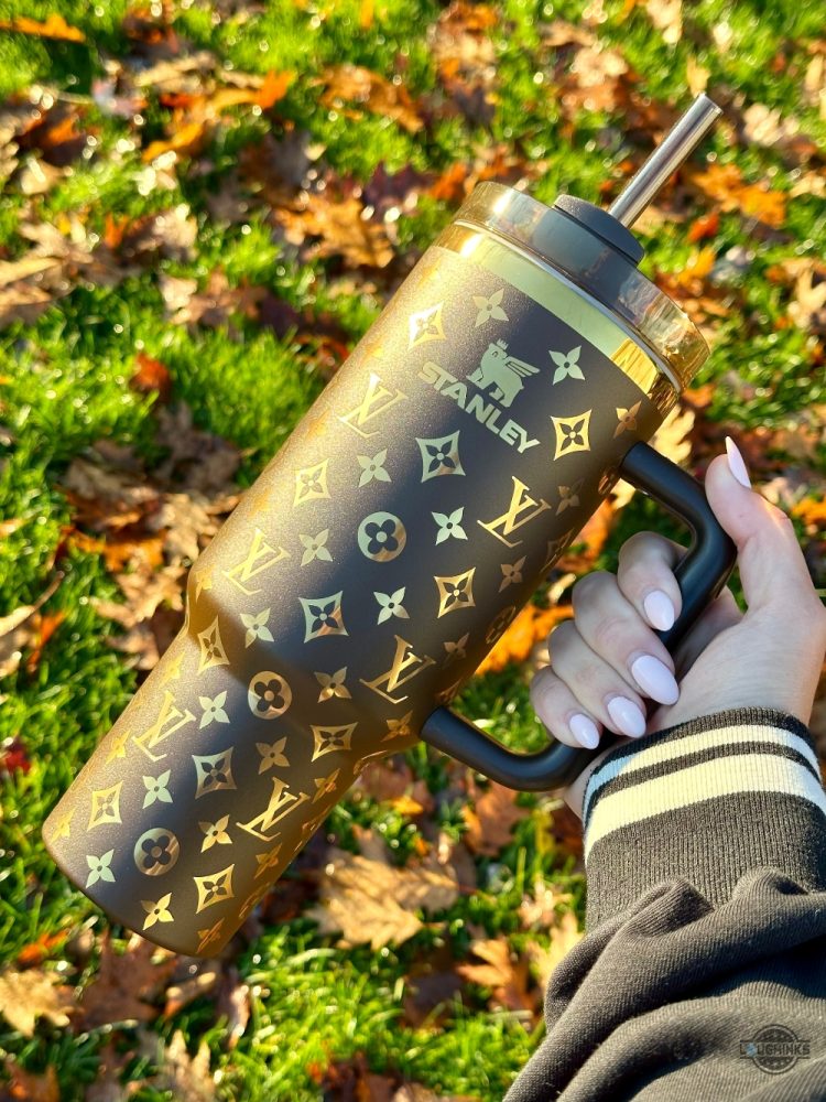 Lv Louis Vuitton Tumbler With Handle Tumbler Cup 40Oz - Image 2