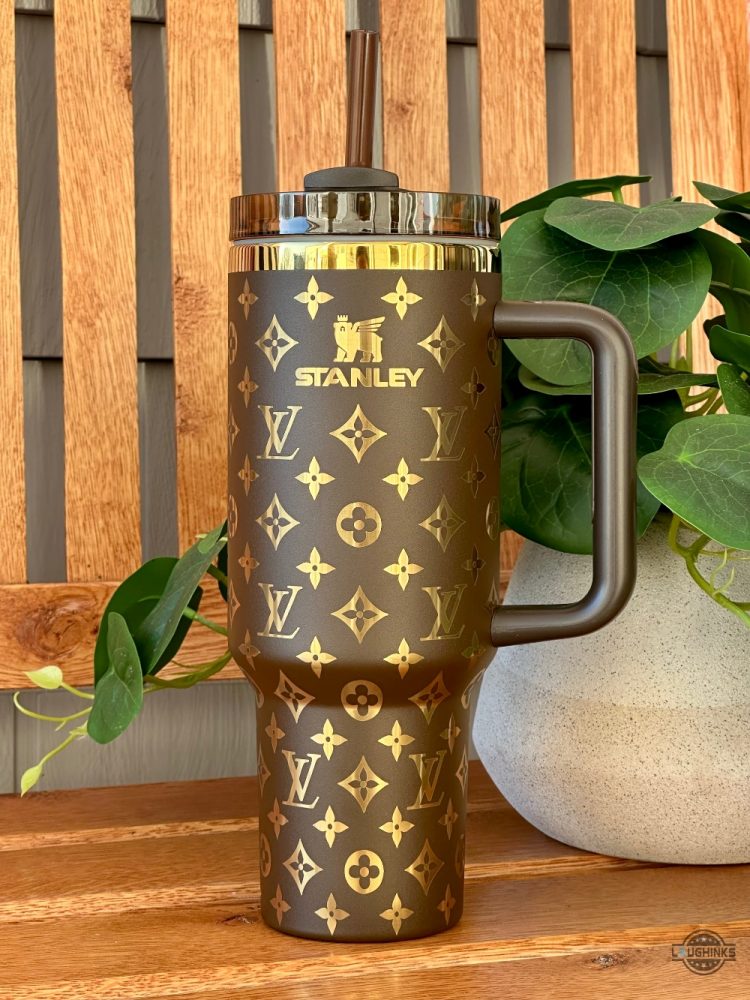 Lv Louis Vuitton Tumbler With Handle Tumbler Cup 40Oz