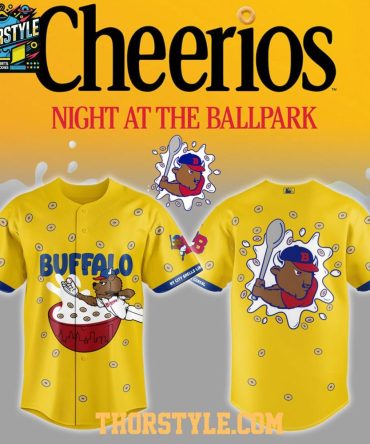 Bloomington Bison Cherrios Night 2026 At The Ballpark Baseball Jersey