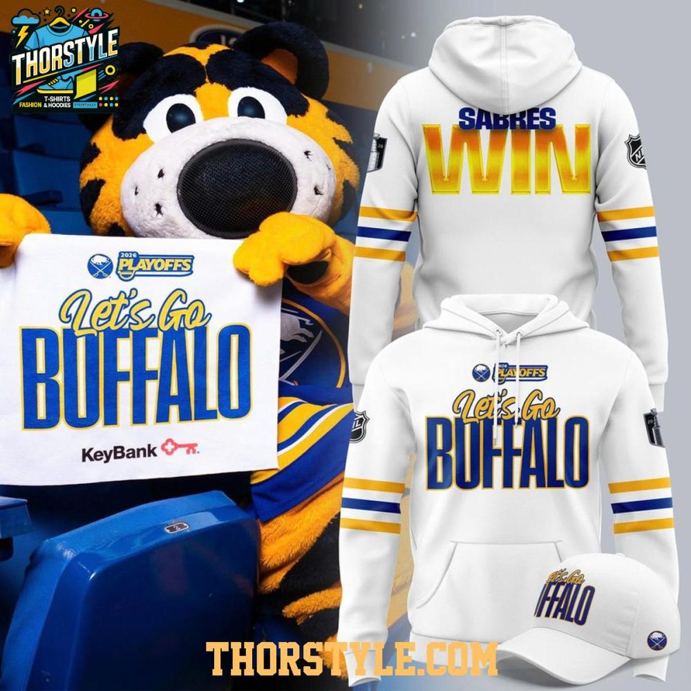 Buffalo Sabres 2026 Stanley Cup Playoffs Let'S Go Buffalo Hoodie T-Shirt - Image 3