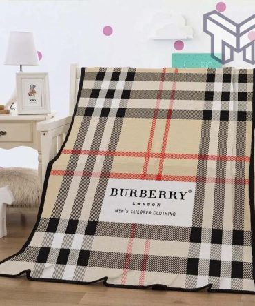 Burberry Fashion Luxury Brand Fleece Blanket Comfortable Blanket