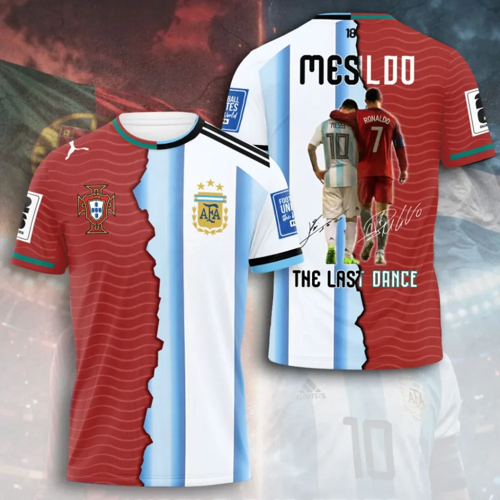 Cristiano Ronaldo X Lionel Messi The Last Dance World Cup 2026 3D Shirt Hoodie