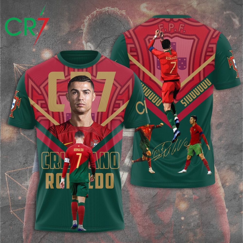 Cristiano Ronaldo X Portugal National Football Team 3D Shirt Hoodie Apparel