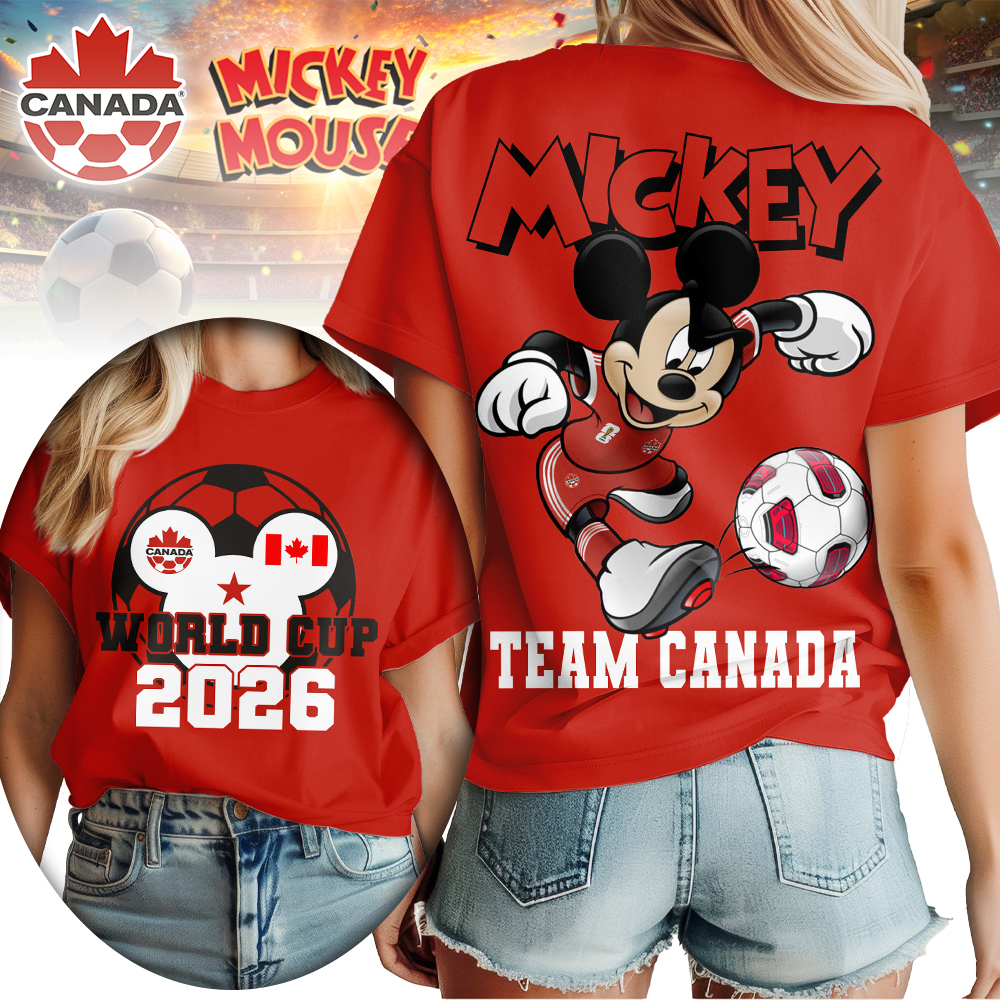 Canada , Premium Wc26 Mickey Women Shirt - Image 3
