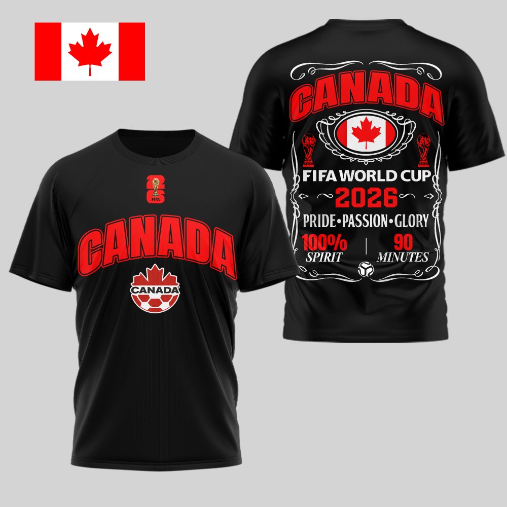 Canada , Premium Wc26 Pride Passion Glory 3D Shirt