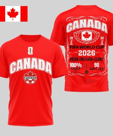 Canada , Premium Wc26 Pride Passion Glory 3D Shirt