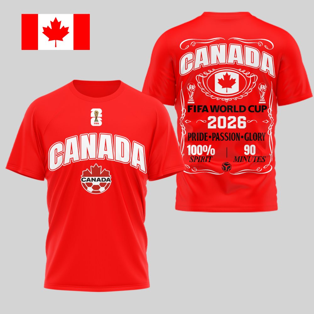 Canada , Premium Wc26 Pride Passion Glory 3D Shirt