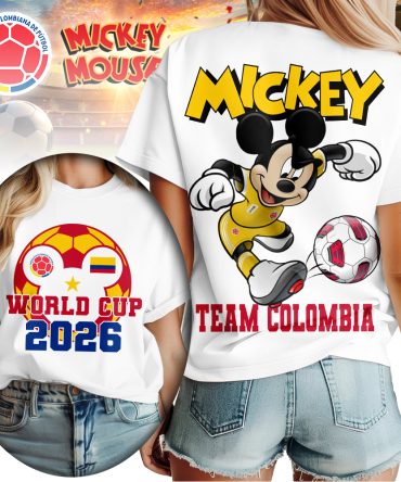 Colombia , Premium Wc26 Mickey Women Shirt