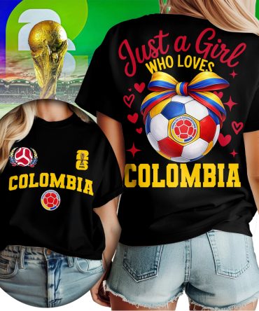 Colombia , Premium Wc26 Just A Girl Who Loves Soccer Shirt