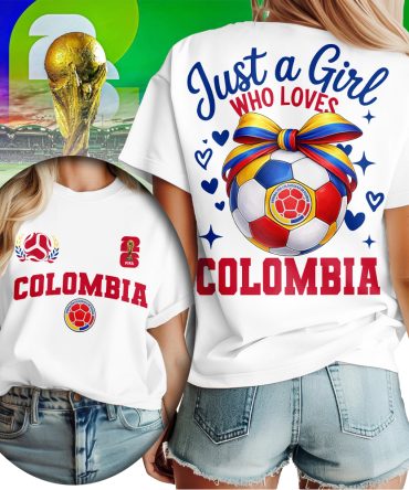 Colombia , Premium Wc26 Just A Girl Who Loves Soccer Shirt