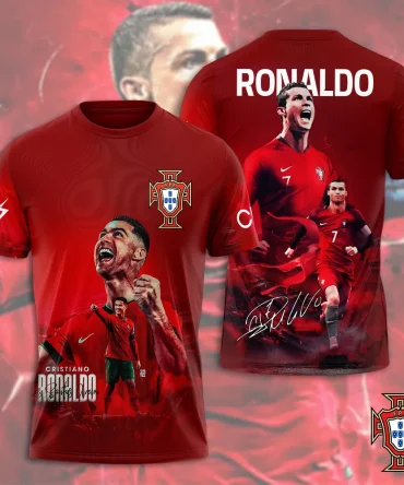 Cristiano Ronaldo X Portugal National Football Team 3D Shirt Hoodie Apparel