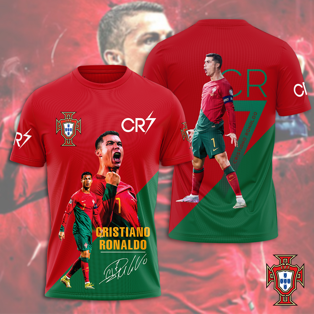 Cristiano Ronaldo X Portugal National Football Team 3D Shirt Hoodie Apparel