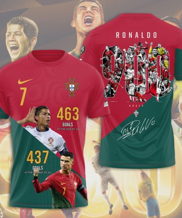 Cristiano Ronaldo X Portugal National Football Team 3D Shirt Hoodie Apparel