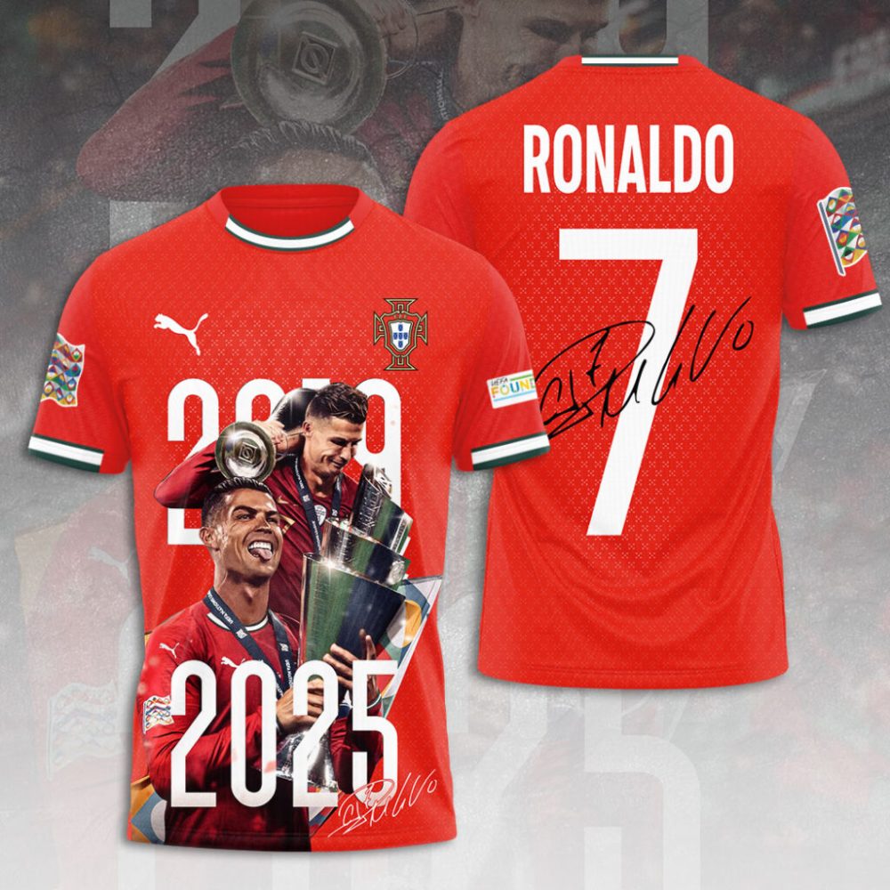 Portugal National Football Team X Cr7 3D Shirt Hoodie Apparel