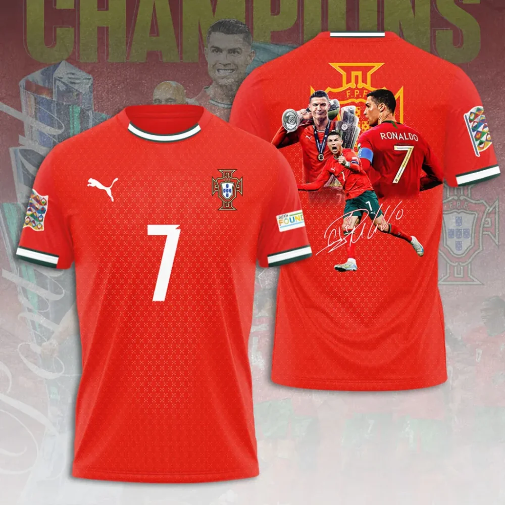 Portugal National Football Team X Cr7 3D Shirt Hoodie Apparel