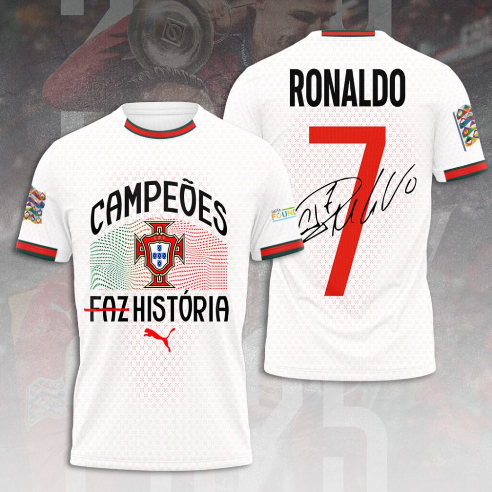 Portugal National Football Team X Cr7 3D Shirt Hoodie Apparel