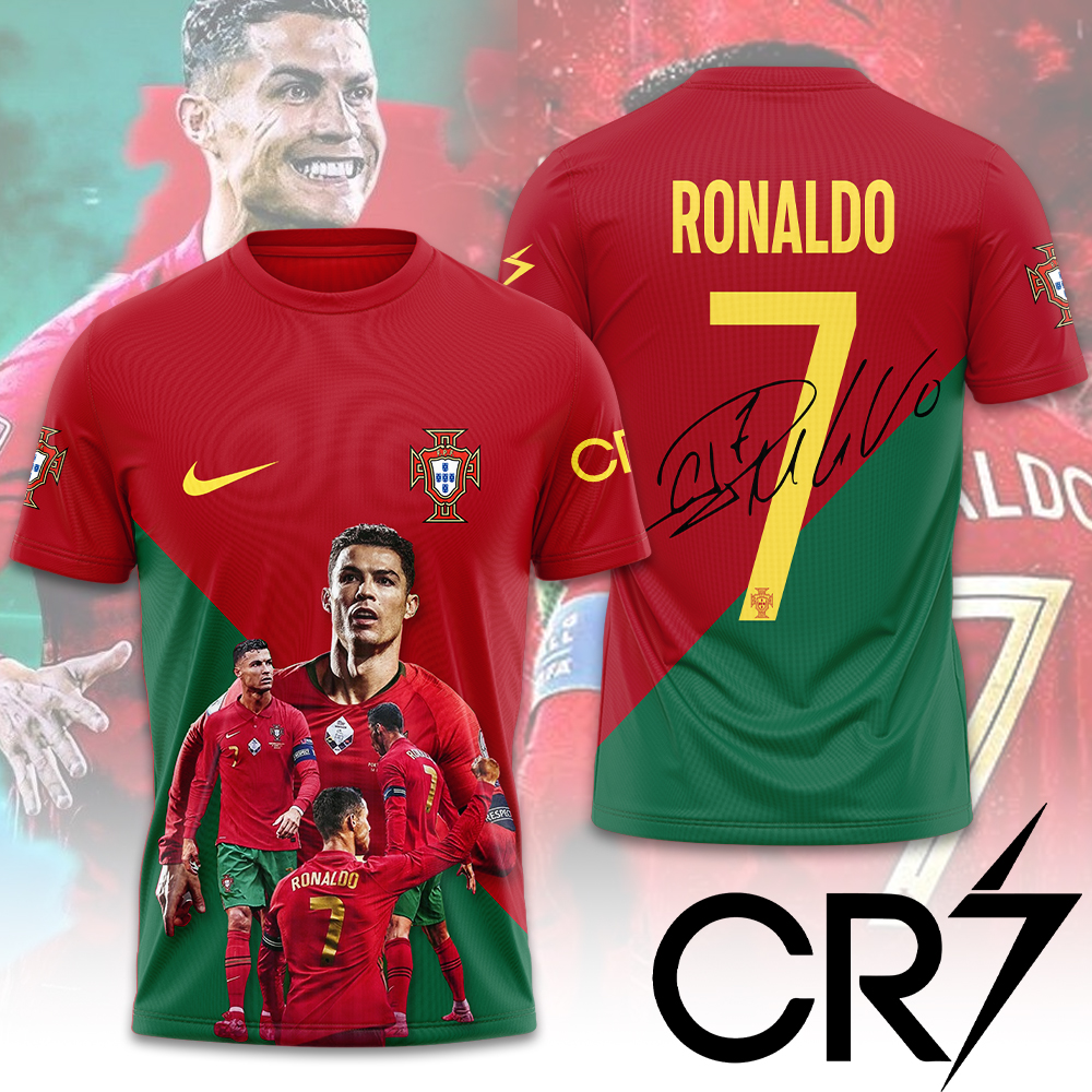 Cristiano Ronaldo X Portugal National Football Team 3D Shirt Hoodie Apparel