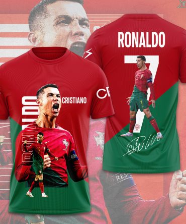 Cristiano Ronaldo X Portugal National Football Team 3D Shirt Hoodie Apparel