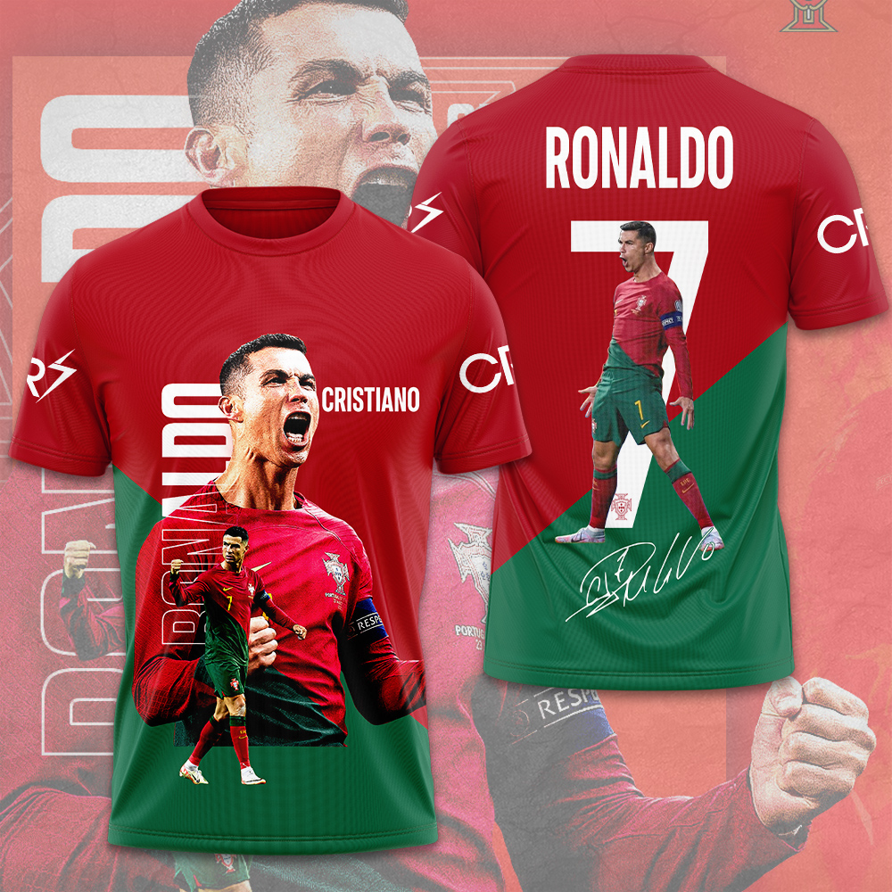 Cristiano Ronaldo X Portugal National Football Team 3D Shirt Hoodie Apparel