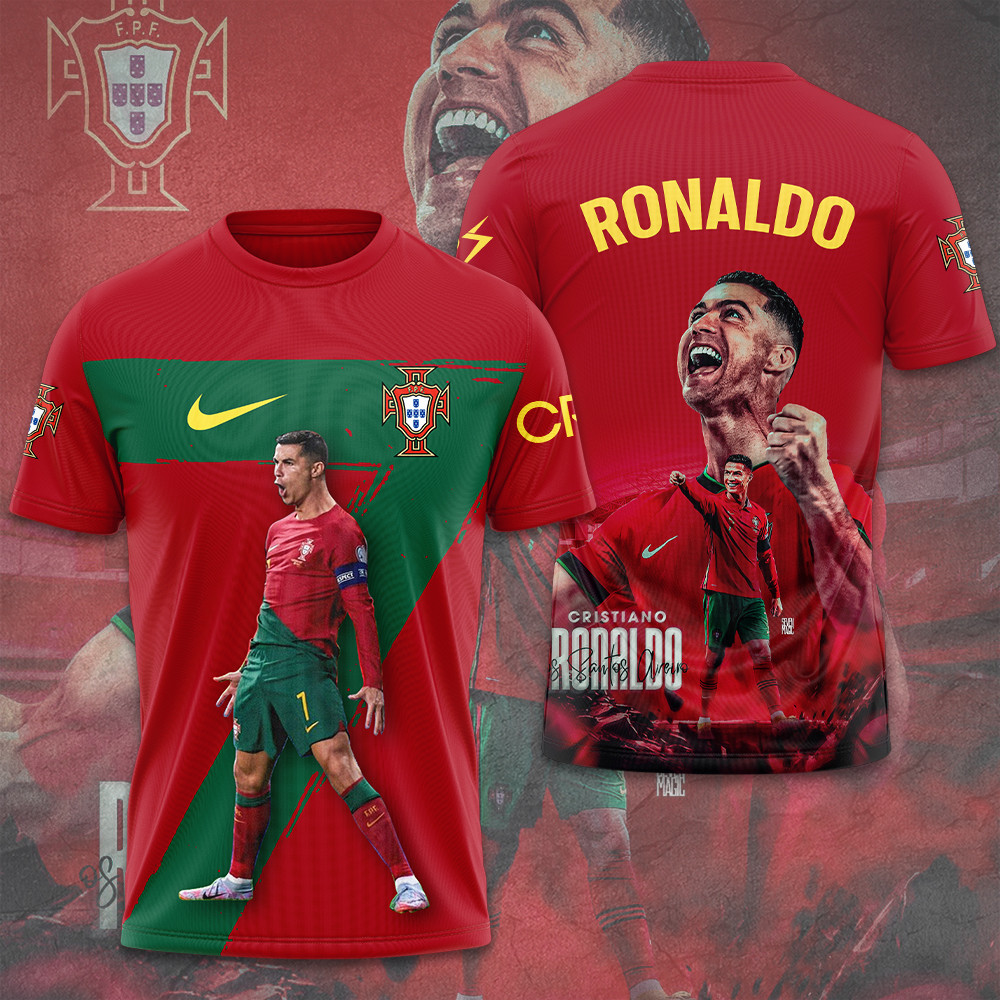 Cristiano Ronaldo X Portugal National Football Team 3D Shirt Hoodie Apparel